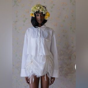 🦋Selkie Cropped collar Shirt